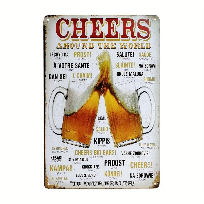 Retro Vintage Metal Sign Bar Cave Beer Tin Sign 30x20cm