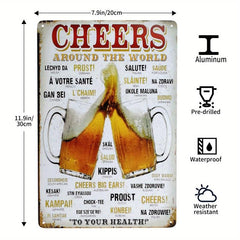 Retro Vintage Metal Sign Bar Cave Beer Tin Sign 30x20cm