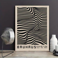 Abstract Bauhaus Canvas Painting Wall Art Modern Artwork