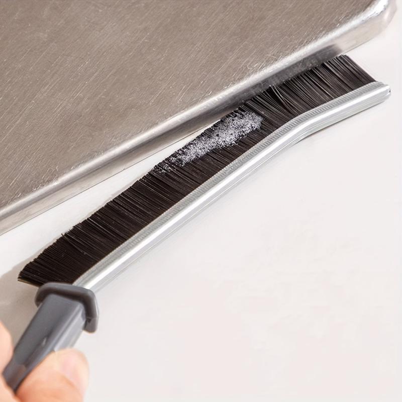 Long Handle Groove Cleaning Brush with Hard Bristles