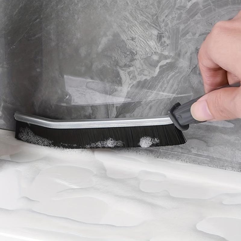 Long Handle Groove Cleaning Brush with Hard Bristles