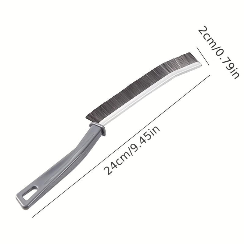 Long Handle Groove Cleaning Brush with Hard Bristles
