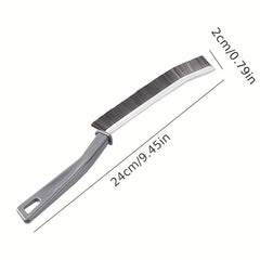 Long Handle Groove Cleaning Brush with Hard Bristles