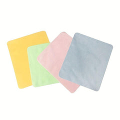 10pcs Double-sided Microfiber Cleaning Cloth for Glasses, Phone, Jewelry