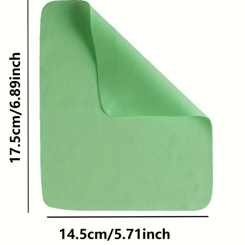 10pcs Double-sided Microfiber Cleaning Cloth for Glasses, Phone, Jewelry