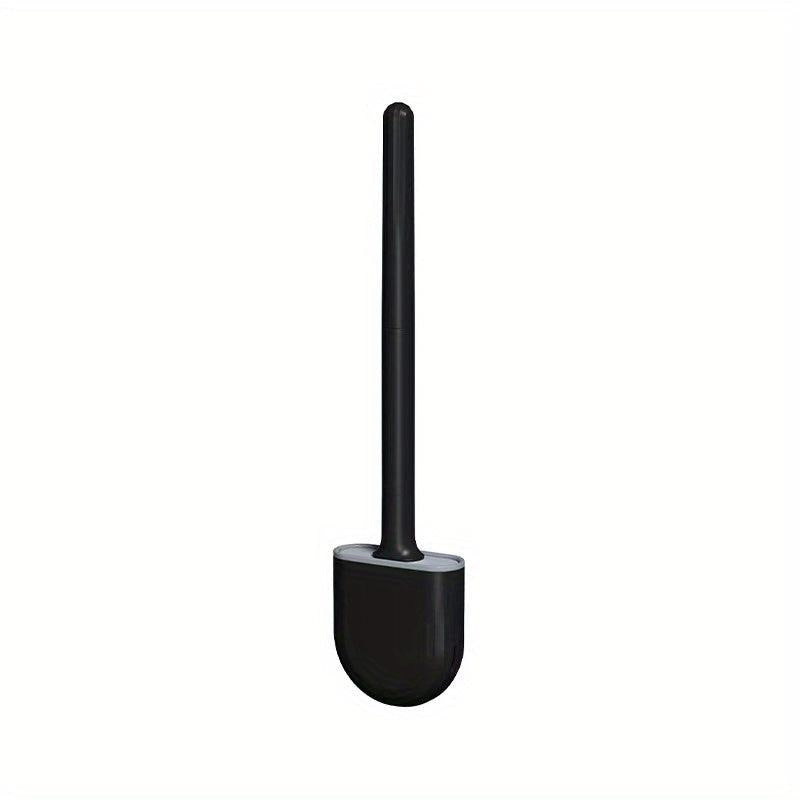 Silicone Brush Head Toilet Brush Leak Proof Base Convenient Sanitary Storage