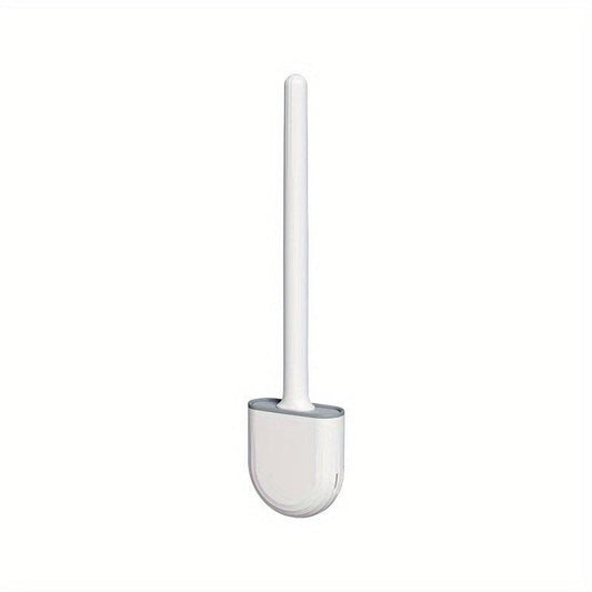 Silicone Brush Head Toilet Brush Leak Proof Base Convenient Sanitary Storage