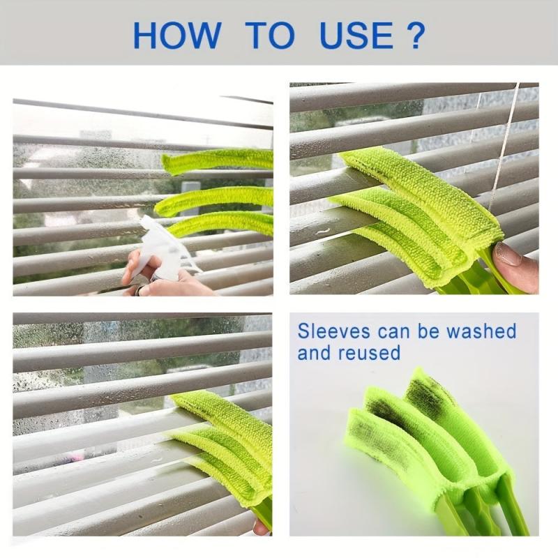 Blind Cleaner Duster Brush Tool Kit 3PCS Household Cleaning Tools