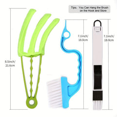 Blind Cleaner Duster Brush Tool Kit 3PCS Household Cleaning Tools
