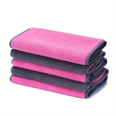 5pcs Hanging MicroFiber Kitchen Towels Soft Absorbent Cleaning Rags