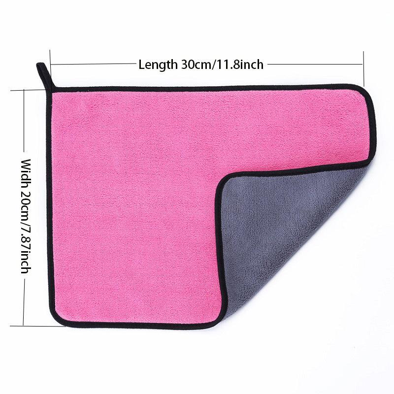 5pcs Hanging MicroFiber Kitchen Towels Soft Absorbent Cleaning Rags