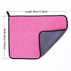 5pcs Hanging MicroFiber Kitchen Towels Soft Absorbent Cleaning Rags
