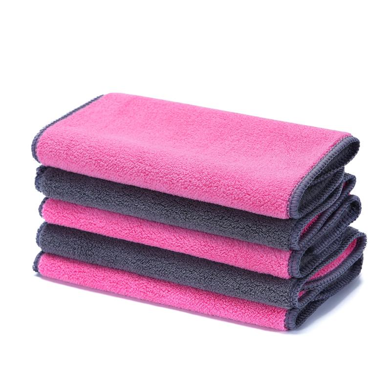 5pcs Hanging MicroFiber Kitchen Towels Soft Absorbent Cleaning Rags