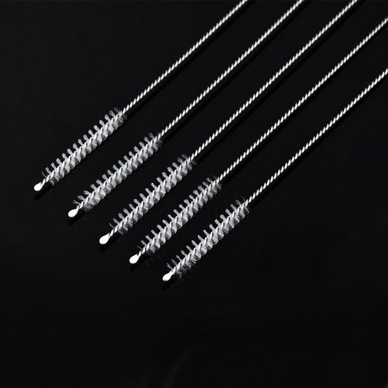 5pcs 304 Stainless Steel Bottle Brushes Straw Cleaning Brush
