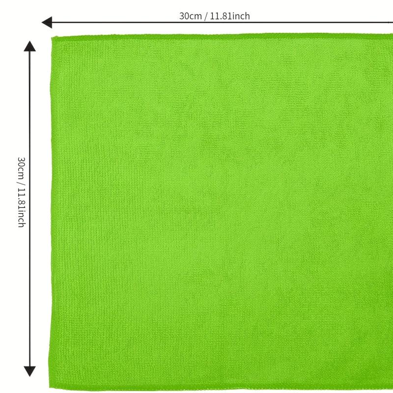 10pcs Microfiber Cleaning Cloth Dishwashing Cloth for Kitchen Bath