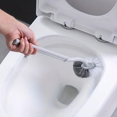 1pc S Rod Toilet Brush No Dead Corner Soft Hair Long Handle Toilet Brush