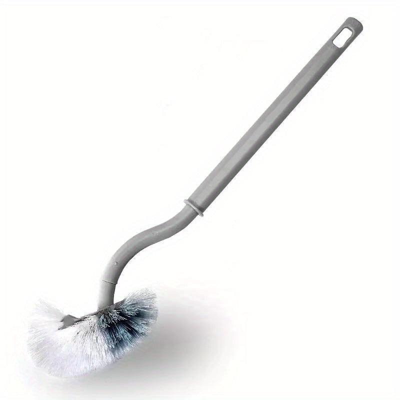 1pc S Rod Toilet Brush No Dead Corner Soft Hair Long Handle Toilet Brush