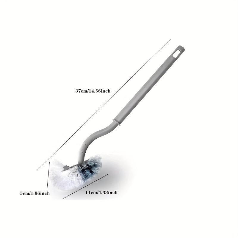 1pc S Rod Toilet Brush No Dead Corner Soft Hair Long Handle Toilet Brush