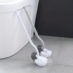 1pc S Rod Toilet Brush No Dead Corner Soft Hair Long Handle Toilet Brush