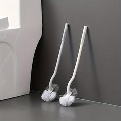 1pc S Rod Toilet Brush No Dead Corner Soft Hair Long Handle Toilet Brush