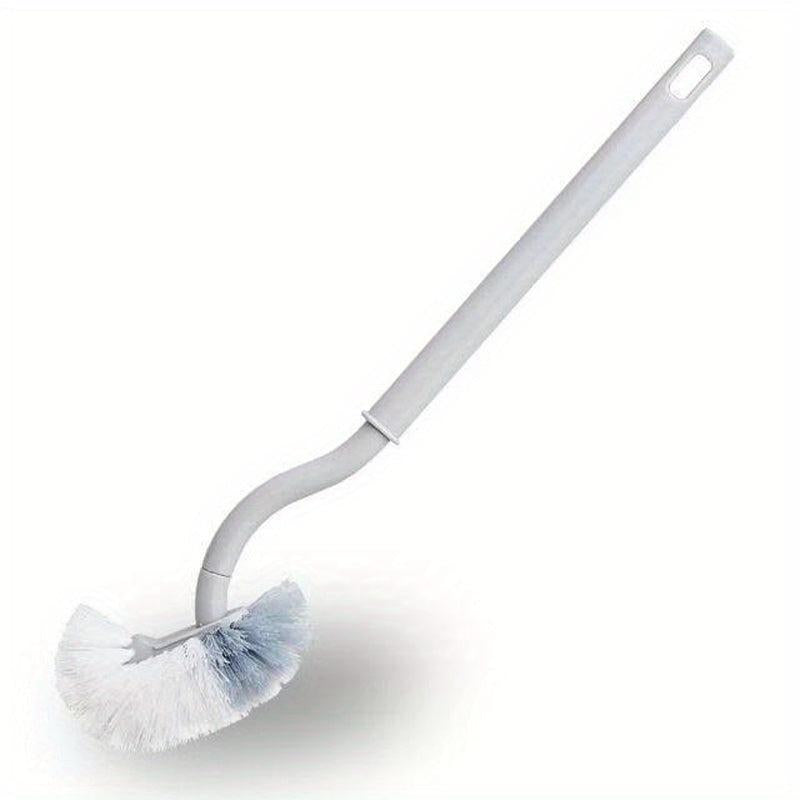 1pc S Rod Toilet Brush No Dead Corner Soft Hair Long Handle Toilet Brush