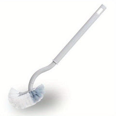 1pc S Rod Toilet Brush No Dead Corner Soft Hair Long Handle Toilet Brush