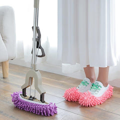 Chenille Lazy Mopping Slippers Cover Washable Cleaning Supplies