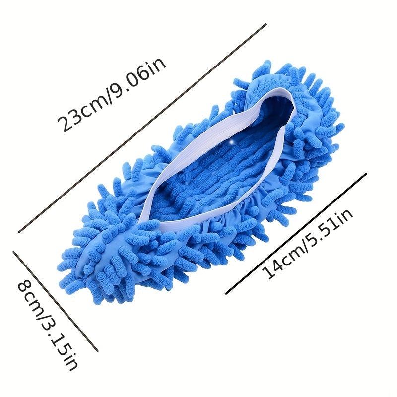 Chenille Lazy Mopping Slippers Cover Washable Cleaning Supplies