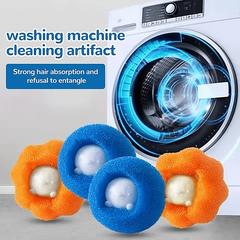 8pcs Laundry Ball Kit Reusable Hair Remover Cleaning Lint