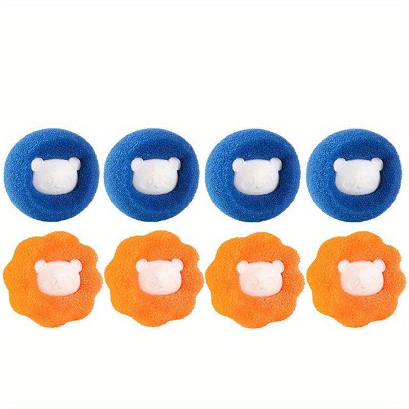 8pcs Laundry Ball Kit Reusable Hair Remover Cleaning Lint