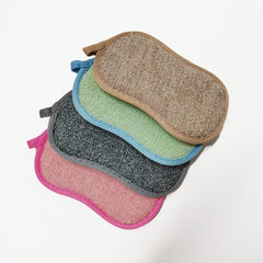 4pcs Microfiber Dish Cloths Absorbent Reusable Kitchen Rags Double Sided