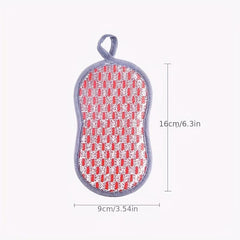 5pcs Durable Kitchen Scrub Sponge Heavy Duty Scrubber
