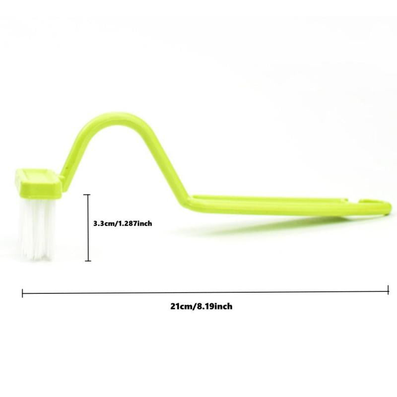 3pcs Thickened Toilet Brush V Shape Bending Handle Toilet Bowl Cleaning Brush