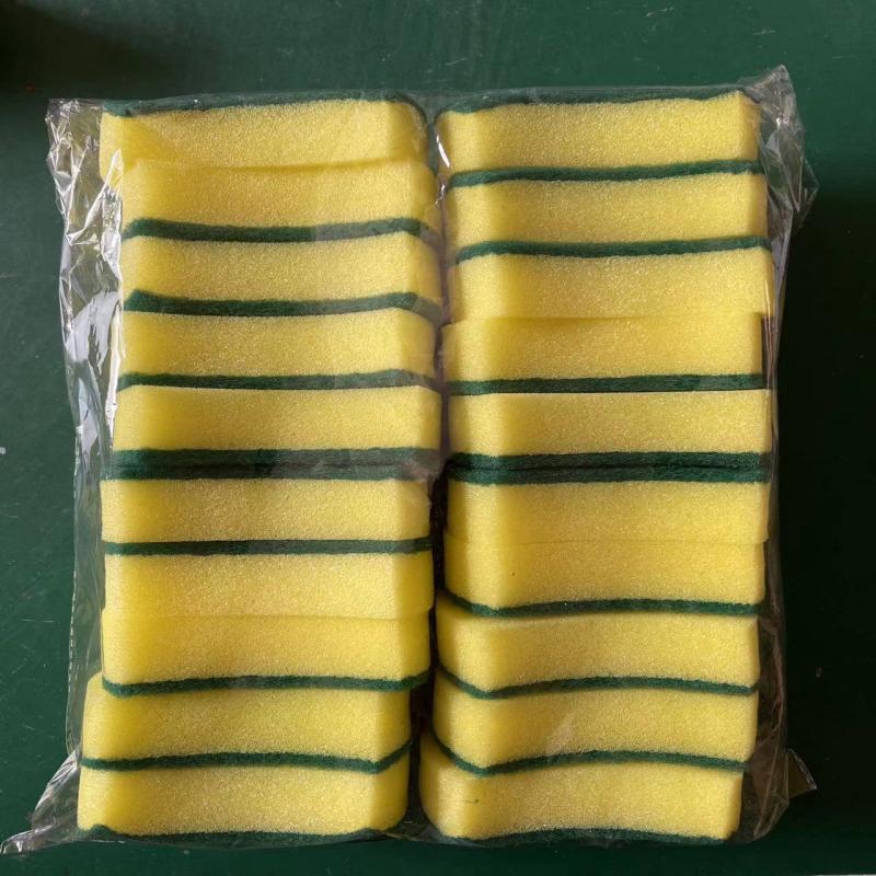 20pcs High Density Sponge Wipes Household Dishwashing Cloth
