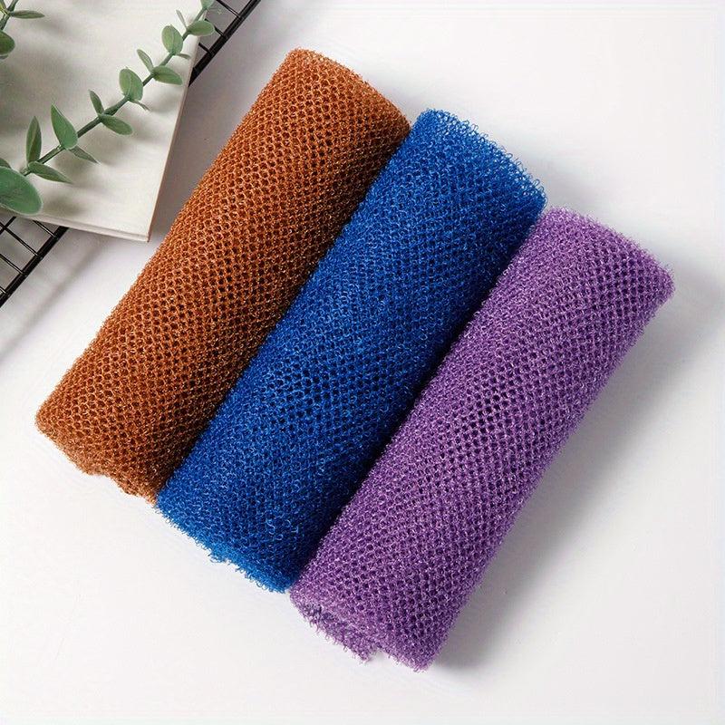 3PCs African Bath Towels Sauna Towels Bathing Back Scrubbing Nylon Bath Towels