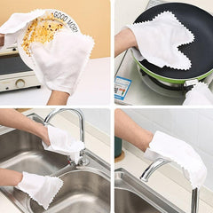 10pcs Reusable Cleaning Gloves for Kitchen and Household Cleaning