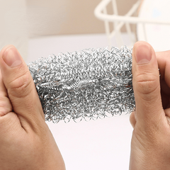 6pcs Stainless Steel Sponges Scrubbers Cleaning Ball
