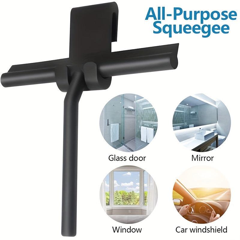 Silicone Scraper Glass Wiper Squeegee Hook Household Cleaning Window Squeegee