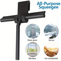 Silicone Scraper Glass Wiper Squeegee Hook Household Cleaning Window Squeegee
