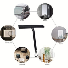 Silicone Scraper Glass Wiper Squeegee Hook Household Cleaning Window Squeegee