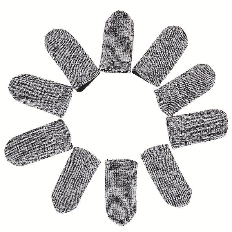 1 Pair Finger Cots Reusable Anti-cut Protection Fingertip Cover Set Of 2