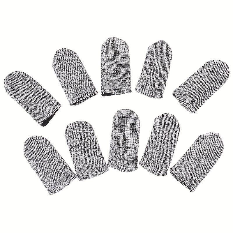 1 Pair Finger Cots Reusable Anti-cut Protection Fingertip Cover Set Of 2