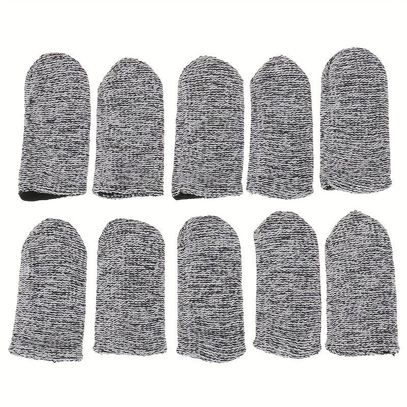 1 Pair Finger Cots Reusable Anti-cut Protection Fingertip Cover Set Of 2