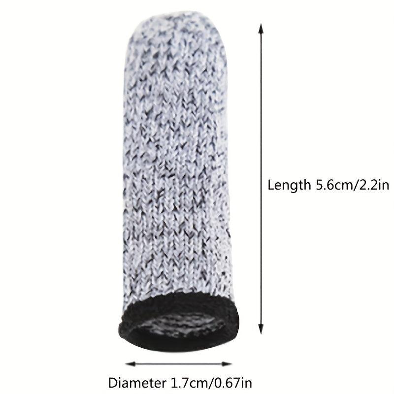 1 Pair Finger Cots Reusable Anti-cut Protection Fingertip Cover Set Of 2