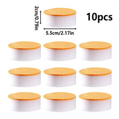 10pcs Dual Sided Shoe Cleaner Sponge for Whitening Shoe Soles