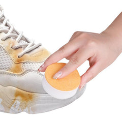 10pcs Dual Sided Shoe Cleaner Sponge for Whitening Shoe Soles