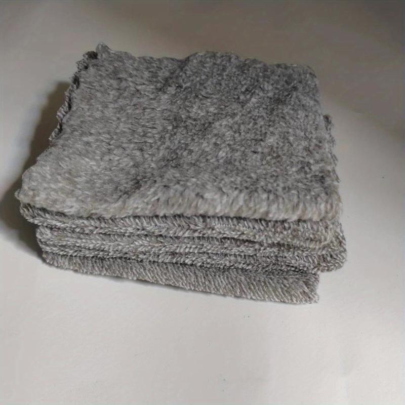 12pcs Microfiber Cleaning Cloth Grey Ultra Soft Highly Absorbent Rags