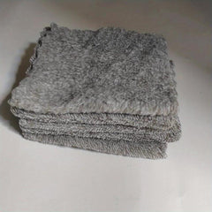 12pcs Microfiber Cleaning Cloth Grey Ultra Soft Highly Absorbent Rags
