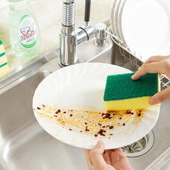 5pcs Double Sided Scouring Pad Dishwashing Sponge