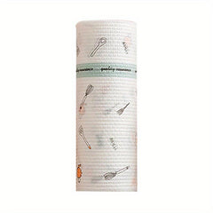 50pcs Non Woven Cleaning Cloth Lazy Rag Dishwashing Towel